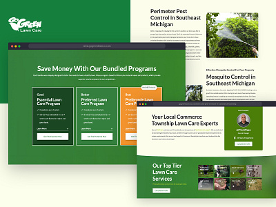 Go Green - New Website Design & Build ux design web design