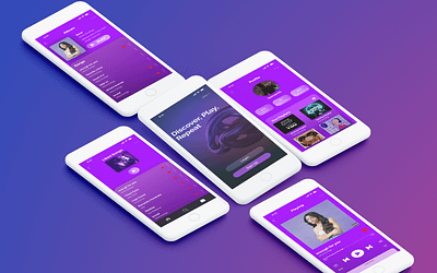 Music Player App UI | UI Design | Figma android apps app ui figma figma design graphic design illustration mobile app ui ui ux ui ux design ui ux designer ux design