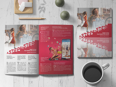 Magazine Layout Design branding design graphic design typ typography ui