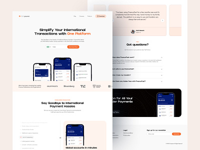 Empower - FINTECH Landing Page Design app bank branding card design fintech graphic design illustration landing mobile product typography ui ux web design website