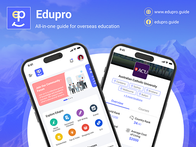 Edupro - Country Selection, SOP Pricing & More... application checklist consultancy consultancy app consultancy application education education mockup edupro edupro consultancy mockup nepal nepali consultancy overseas education scholarship university visa