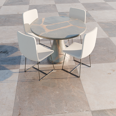 table and chairs 3d blender 3d model 3d modeling 3d product model 3d render 3d sculpting 3d visualization animation behance blender 3d blender render dribbble freelancing furniture model render rendering table and chairs
