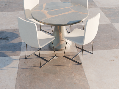 table and chairs 3d blender 3d model 3d modeling 3d product model 3d render 3d sculpting 3d visualization animation behance blender 3d blender render dribbble freelancing furniture model render rendering table and chairs