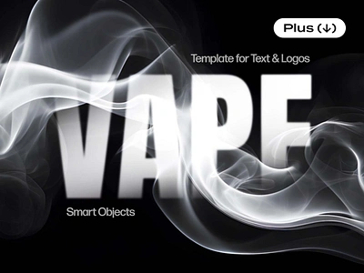 Vape Text & Logo Effect blur download effect fading fog ghost mist mystery pixelbuddha psd smoke template text vape vapor