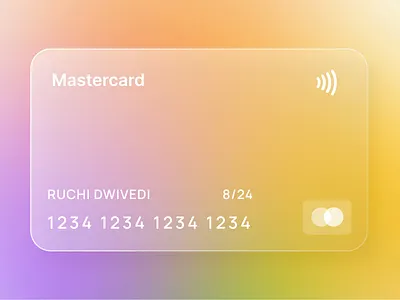 Card design card card design colorfulcard colorfuldesign design gradientcard mastercard newlook ui