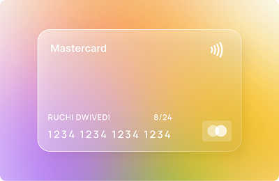 Card design card card design colorfulcard colorfuldesign design gradientcard mastercard newlook ui