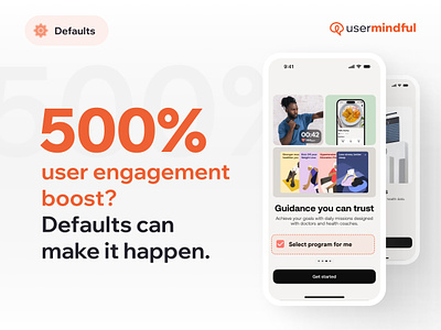 500% user engagement boost? Defaults can make it happen. app appdesign behavior behavior design behavior engine design engagement heuristic heuristic evaluation mobile mobile app mobileapp onboarding ui user experience ux design uxdesign uxui