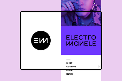 Electro Manele Brand Identity electronic