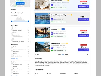 🌟 Booking.com Redesign Concept In Figma branding design figma graphic design logo typography ui ux