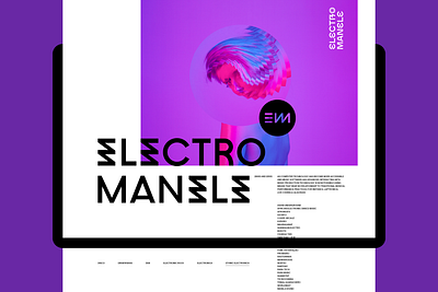 Electro Manele Brand Identity electronic