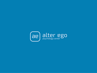 Alter Ego ae alterego brand branding design ego graphic design identity illustration letter logo logotype mental psy psychology vector