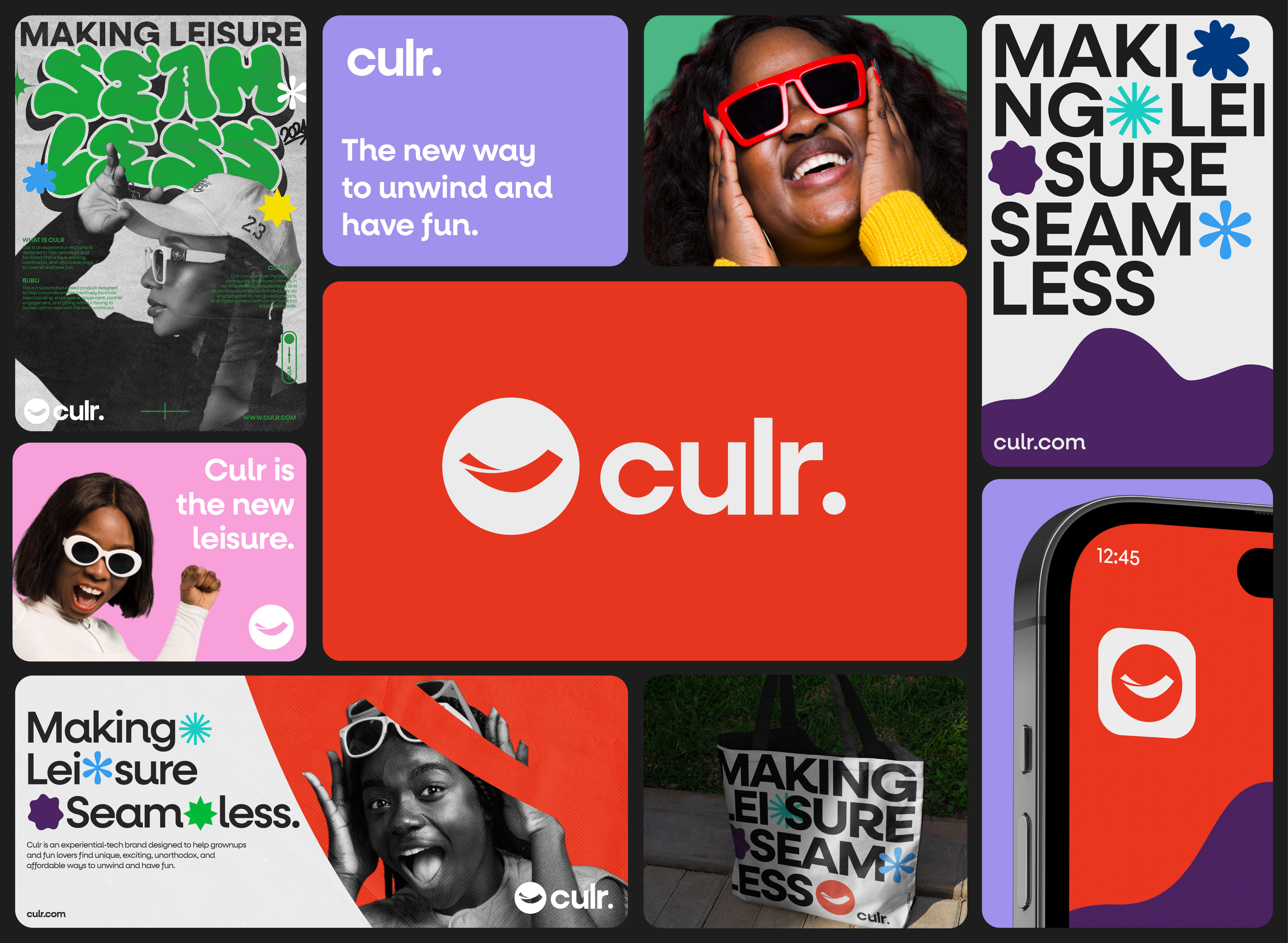 Culr® - Brand Identity brand identity brand identity design branding design graphic design hospitality leisure logo logo design logomark minimal typography vibrant visual identity