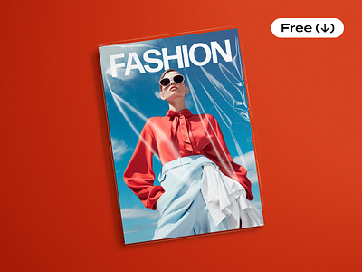 A4 Magazine Mockup Vol.2 a4 cover download editorial fashion free freebie layout magazine minimalistic mockup packaging pages paper pixelbuddha plastic psd realistic template wrapped