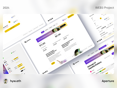 Aperture - AI Powered Intents - WebApp Light Mode bitcoin blockchain branding btc crypto defi design finance illustration landingpage minimal minimalist platform ui web web3 website