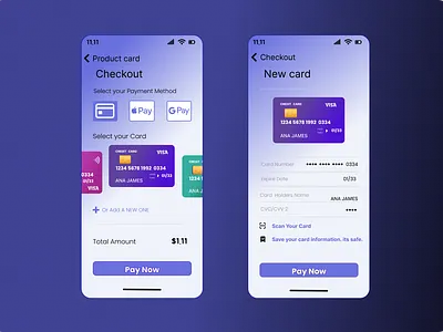 Credit Card Checkout Day#002 dailyui design ui uidaily uidailychallange
