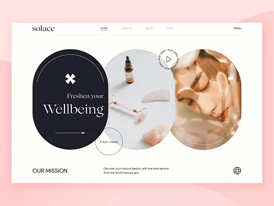 Beauty web - Minimalism style beauty beautyweb branding design flat fresh graphic design illustration light minimalism spa spaweb ui uidesign vector web webdesign