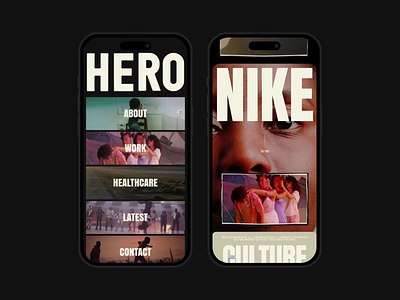 Hero Collective Mobile grid mobile promo synchronized ui ux video web website