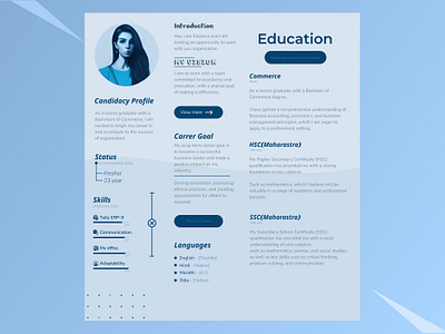 Not my CV.. color cv graphic design ui ux