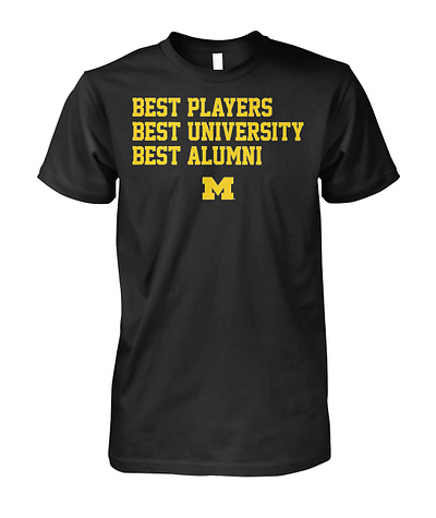 Michigan Best Players University Alumni Shirt