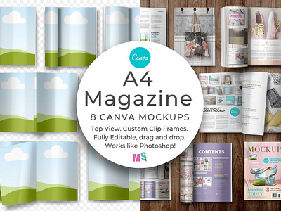 A4 Magazine Mockups for Canva a4 magazine mockup a4 magazine mockups for canva book mockup booklet mockup brochure mockup canva book mockup canva booklet mockup canva magazine mockup canva mockup canva mockup template magazine canva magazine cover mockup magazine mockup magazine template magazine template canva