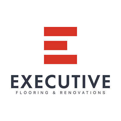 Executive Flooring & Renovations branding graphic design logo