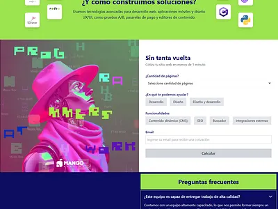 Mango Studios Website design graphic design ui ux web wordpress