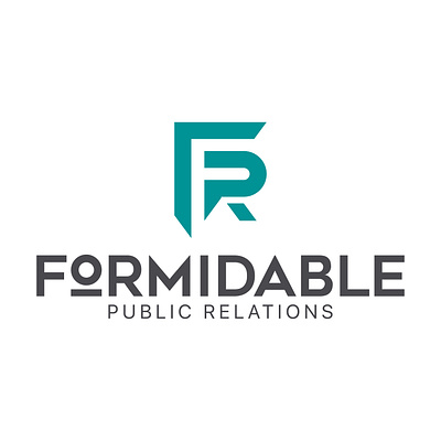 Formidable Public Relations branding graphic design logo