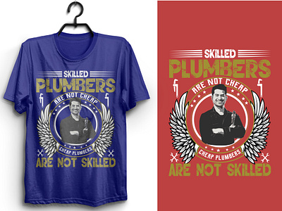 Plumbers T-Shirt Design clothing creative t shirt graphic design plumbers t shirt design t shirt t shirt design