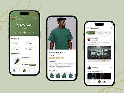 Fashionably Empowered: Introducing Emporio, Your Personal Fashio ecommerce app mobile app mobile app design shopping app social media app ui ux