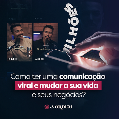 Criativos Ordem design graphic design instagram lançamentos media social posts rede social social media