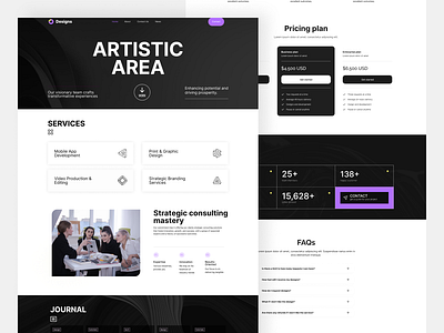 Designers websites artistic achievements client collaborations creative designs design portfolio design process designers website portfolio showcase project highlights uiux design website design