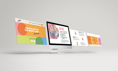 Wayforth branding graphic design heathcare illustration pattern print materials web design
