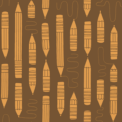 Pencil Race racing pencils repeat pattern