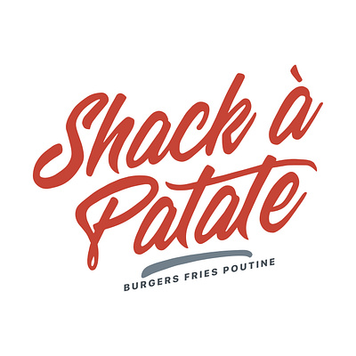 Shack à Patate branding graphic design logo