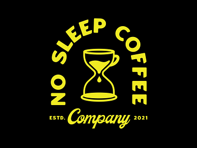 No Sleep Coffee Co. 2021 branding coffee design graphic design identity illustration logo mark no sleep