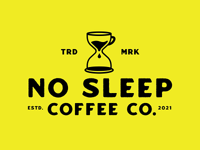 No Sleep Coffee 2021 branding coffee design graphic design identity illustration logo mark no sleep