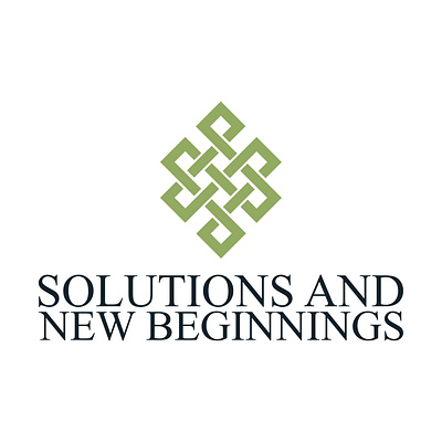Solutions and New Beginnings branding graphic design logo