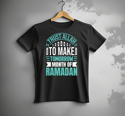 Ramadan T-shirt Design advertising clothing clothing t shirt custom t shirt eye catching t shirt islamic t shirt design modern t shirt muslim t shirt ramadan t shirt design t shirt design