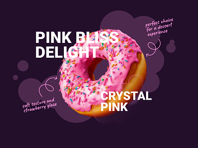 Pink donut concept donut figma pink typogtaphy ui web website concept