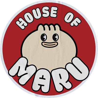 House of Maru bun design graphic design house of maru illustration japanese food