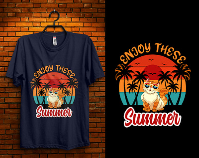 Summer t shirt Design minimalist design