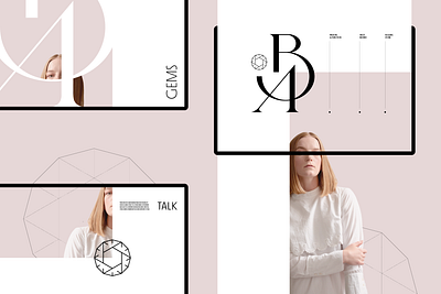 Bianca Agache Brand Identity diamond