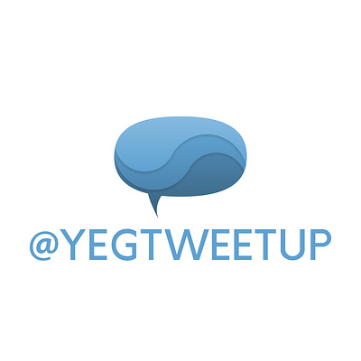 YEGTweetup branding graphic design logo