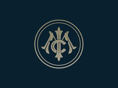 School of Musical Instrument Crafts Monogram badge brand branding classical education heritage high end historic icon initials instruments letters logo luxury mic monogram music musical school violin