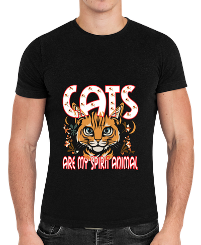 Cat T_Shirt Design cat t shirt t shirt typography