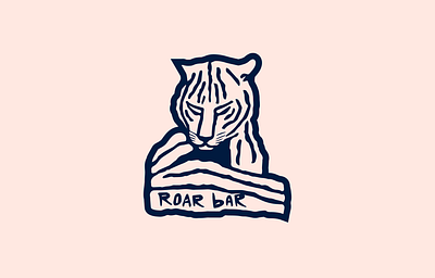 Roar Bar | Logo brand development brand identity branding design design inspiration digital type emblem graphic graphic design illustration logo logo design mark symbol typography vector
