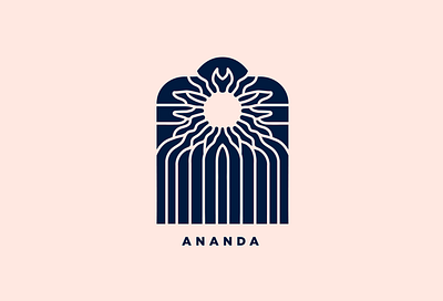 Ananda | Logo badge brand identity brand marketing branding design graphic graphic design icon identity illustration logo logo design logomark mark symbol vector