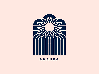 Ananda | Logo badge brand identity brand marketing branding design graphic graphic design icon identity illustration logo logo design logomark mark symbol vector