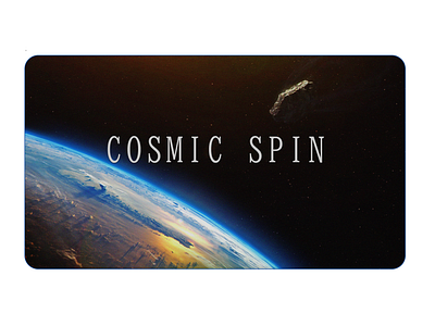 Cosmic Spin 👨🏻‍🚀 3d animation graphic design motion graphics ui