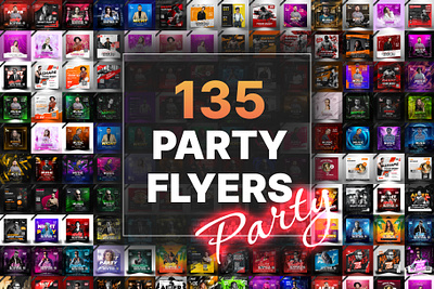 135+ Night Party Flyer Packages animation branding graphic design logo motion graphics ui